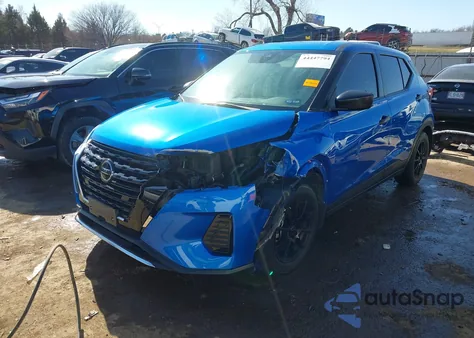 2021 Nissan Kicks S Xtronic Cvt z USA, uszkodzony, nr VIN 3N1CP5BV0ML536148